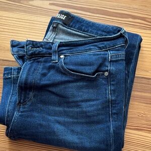 PAIGE  Dark Blue Slim Jeans